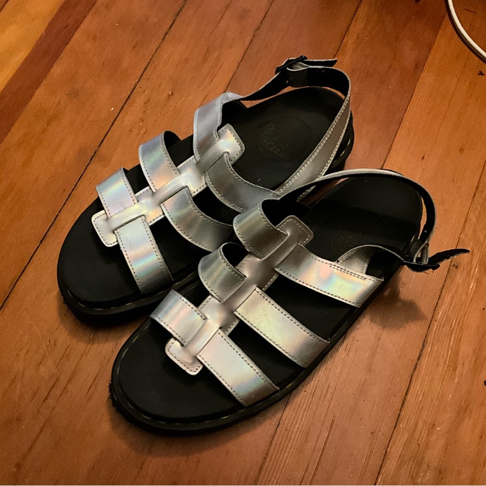 Dr. Martens Yelena Holographic Fisherman Sandal